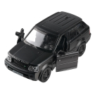 Машинка металлическая Uni-Fortune RMZ City серия 1:32 Range Rover Sport, инерционная, черный матовый цвет, даери открываются