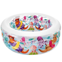 Бассейн надувной детский INTEX "Little Otter Pool" (Аквариум), от 6 лет, 152х56 см