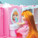 Игровой набор Abtoys В гостях у куклы Дом кукольный в сумке-переноске с куклой и аксессуарами.