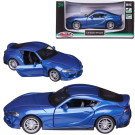 Машинка металлическая MSZ серия 1:43 Toyota Apec, цвет синий, инерционный механизм, двери открываются