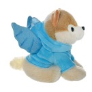 Мягкая игрушка Abtoys Модные питомцы. Собачка в голубом костюме Дракончика, 18см