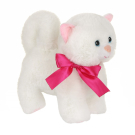 Мягкая игрушка Abtoys Домашние любимцы Кошечка Беатрис, белая 22см