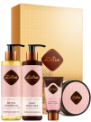 ZEITUN Набор SPA-ритуал нежности: масло для душа, молочко, крем для тела, крем для рук