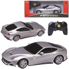 Машина р/у 1:18 Ferrari F12, цвет серябряный, светящиеся фары, 25.2*12.7*7см