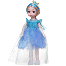Кукла Junfa Ardana Princess с короной в роскошном голубом платье 2 вида в подарочной коробке 30 см