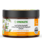SYNERGETIC Натуральный крем для тела "Миндальный", ультрапитательный для упругости тела 300 мл