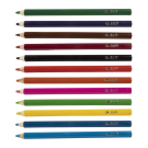 Набор цветных трехгранных карандашей Лео Расти джамбо 12 цветов