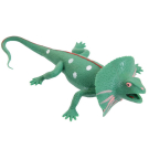 Фигурка Abtoys Юный натуралист Рептилии Ящерица (темно-зеленая с воротником), термопластичная резина