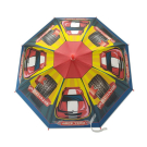 Зонт детский Гонка, 48см, свисток, полуавтомат