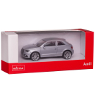 Машина металлическая 1:43 scale Audi A1, цвет серебрянный