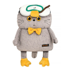 Кот Басик в маске для сна "Гусик" 34 см