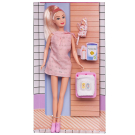 Игровой набор Кукла Defa Lucy Молодая мама в розовом платье без рукавов, малыш и игровые предметы, 29 см