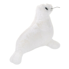 Мягкая игрушка Abtoys Морские обитатели Тюлень белый гренландский, 30см