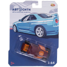 Машинка Abtoys Автосити металлическая без механизмов 1:64 в ассортименте