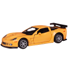Машина металлическая RMZ City серия 1:32 Chevrolet Corvette C6-R, желтый цвет, двери открываются