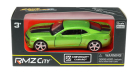 Машинка металлическая Uni-Fortune RMZ City 1:32 Chevrolet Camaro, инерционная, цвет зеленый металлик