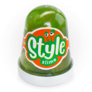 Слайм LORI Style Slime блестящий "Зеленый с ароматом яблока", 130мл.