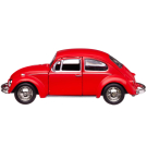 Машина металлическая RMZ City серия 1:32 Volkswagen Beetle 1967, красный матовый цвет, двери открываются