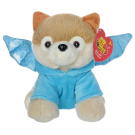 Мягкая игрушка Abtoys Модные питомцы. Собачка в голубом костюме Дракончика, 18см