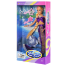 Кукла Defa Lucy Принцесса-русалочка с волшебной прядью волос (фиолетовый костюм), 29 см