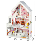 Игровой набор PAREMO Деревянный кукольный домик «Стейси Авенью» с мебелью 15 предметов