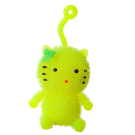 Игрушка-антистресс Junfa Мялка Кошка, световые эффекты, в дисплее 24 шт.