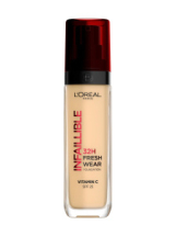 L`OREAL Тональный крем для лица INFAILLIBLE 32H Свежий тон, стойкий тон 130, 30 мл