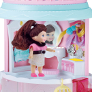 Игровой набор Abtoys В гостях у куклы Замок кукольный в сумочке-переноске с куклой и аксессуарами