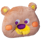 Детская подушка MERX Медвежонок, 28х7х29 см, в сумочке