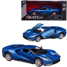 Машина металлическая RMZ City серия 1:32 Ford GT 2019, инерционная, цвет синий, двери открываются