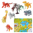 Игровой набор ABtoys Юный натуралист Фигурки диких животных в боксе, в дисплее 36шт