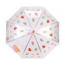 Зонт детский Лакомка прозрачный, 45 см, полуавтомат