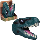 Игрушка на руку Junfa Голова динозавра сине-зеленая