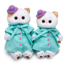 Мягкая игрушка BUDI BASA Кошка Ли-Ли в плаще и шляпке 24 см