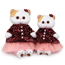 Мягкая игрушка BUDI BASA Кошка Ли-Ли в бархатном жакете и юбочке 24см