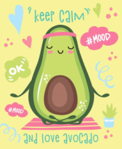 Блокнот Malamalama позитивного настроения. AVOCADO MOOD