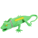 Фигурка Abtoys Юный натуралист Рептилии Ящерица ((ярко-зеленая с шипами на спине и воротнике), термопластичная резина