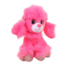 Мягкая игрушка ABtoys Собачка Карамелька, ярко-розовая 14 см