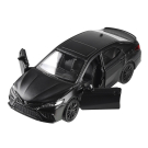 Машина металлическая RMZ City серия 1:32 Toyota Camry 2022, черный матовый цвет, инерционный механизм, двери открываются