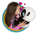 Игрушка интерактивная IMC Toys Club Petz Панда Yoyo интерактивная , со звуковыми эффектами, шевелит глазами и ртом, можно его кормить и уложить спать, реагирует на голос и на щекотку