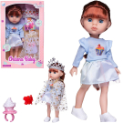 Кукла Junfa Ardana Baby с диадемой и аксессуарами, 3 модели 32,5см
