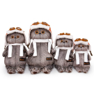 Мягкая игрушка BUDI BASA Кот Басик в шлеме и шарфе 19 см