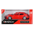 Машина металлическая RMZ City 1:43 Porsche Panamera Turbo, без механизмов, цвет красный