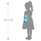 Кукла ABtoys Мягкое сердце, мягконабивная в голубом платье, 20 см
