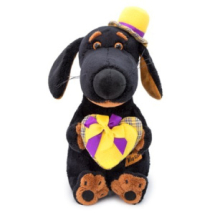 Мягкая игрушка BUDI BASA Собака Ваксон с сердцем 25 см