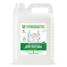 SYNERGETIC Гель для мытья посуды Алоэ-Вера антибактериальный биоразлагаемый 5л