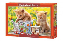 Пазл Castorland Животные 500 деталей, Время чаепития-котята