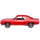Машина металлическая RMZ City серия 1:32 Chevrolet Camaro 1969, красный цвет, двери открываются