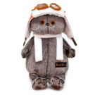 Мягкая игрушка BUDI BASA Кот Басик в шлеме и шарфе 19 см