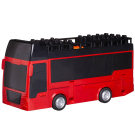 Игровой набор интерактивный 3в1 Junfa Туристический автобус-трансформер красный с треком